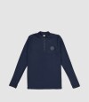 Tshirt zipper Azul