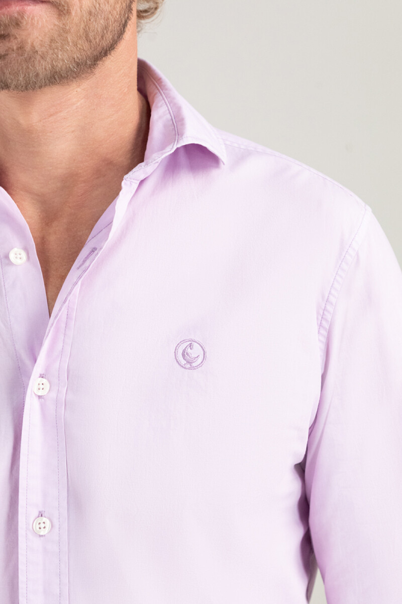 Camisa Popelín Lavanda