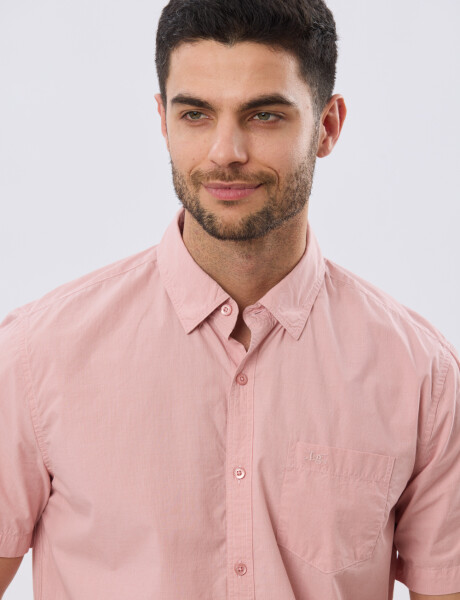 CAMISA LISA DE ALGODÓN Rosa