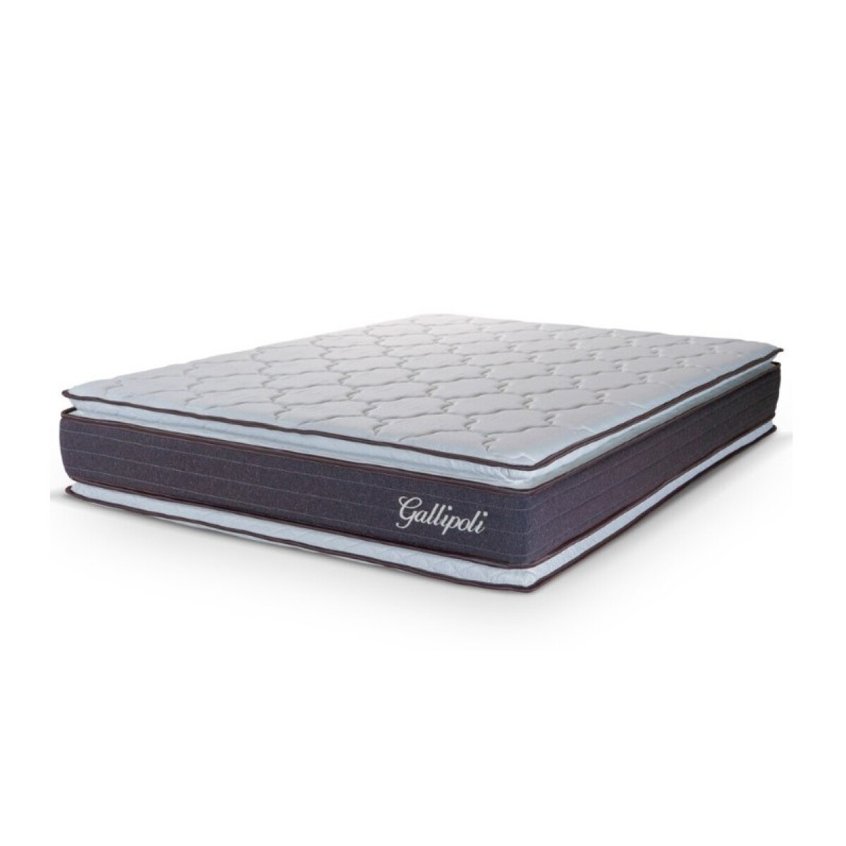 COLCHON 1 PLAZA RESORTE GALLIPOLI MARRON BEIGE HELLEN 