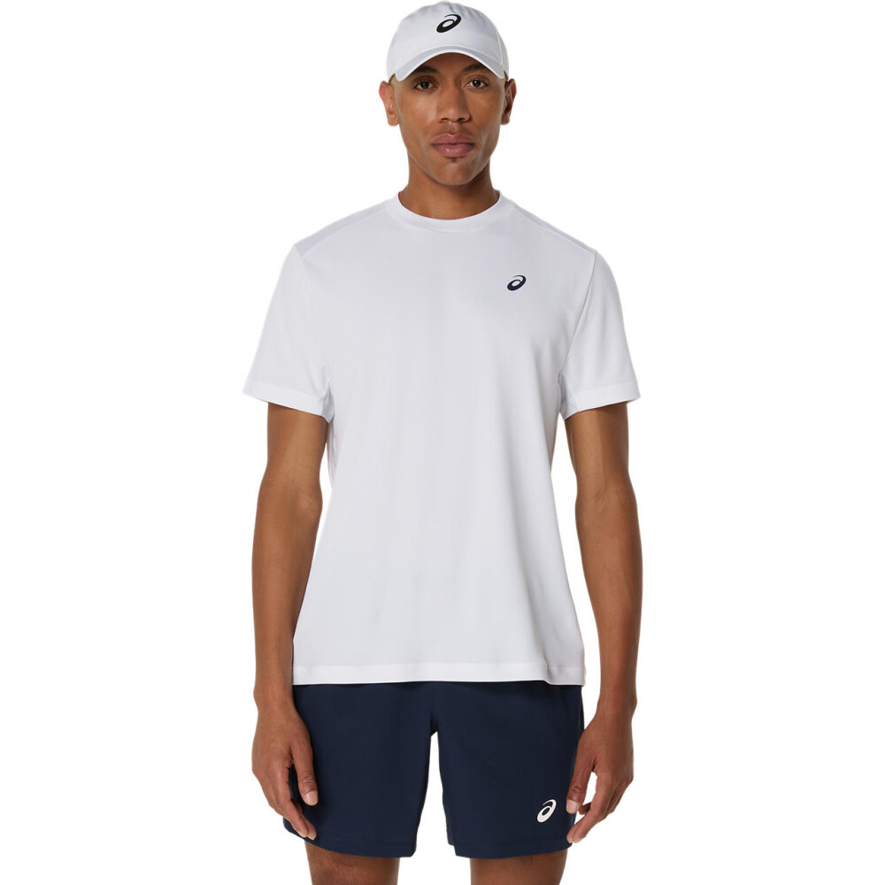 Polo Tenis Court SS Top Hombre Brilliant White