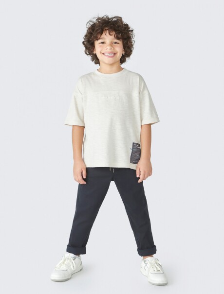 PANTALÓN INFANTIL CON CORDÓN NEGRO