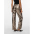 VMTESSA HR WIDE COLORED VINYL PANTS NOOS CHROME GREY