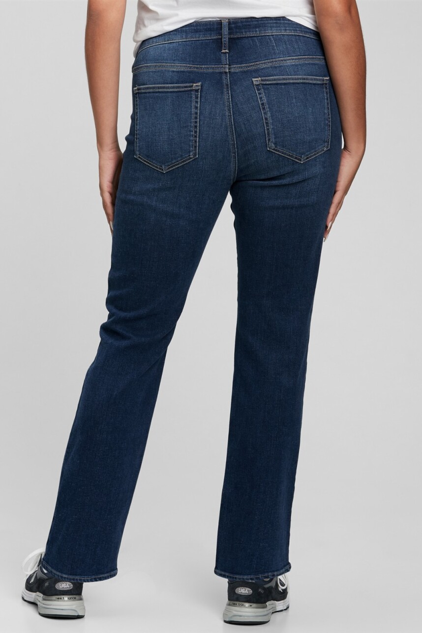 Jean New Classic Straight Mujer Dark Nieves