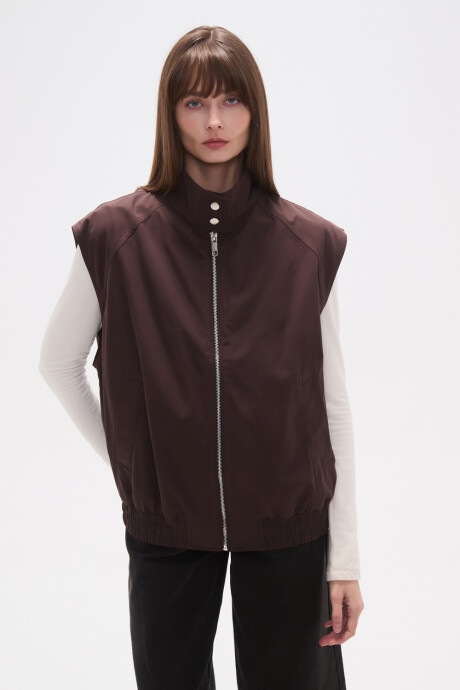 Chaleco Thara Chocolate