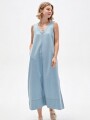 Vestido Korae Celeste