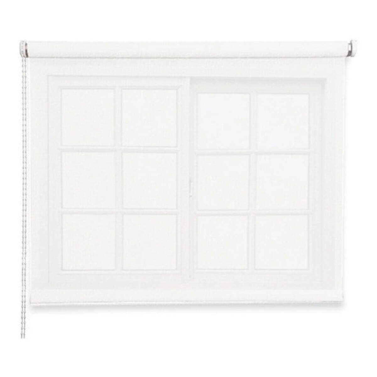 Cortina Roller Rustica Lumax 1.0x1.6mts - Blanco 