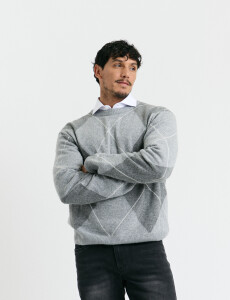 470752 SWEATER HARRY Gris Medio