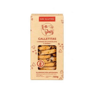 Galletas chips de chocolate s/gluten La Paz Galletas La Paz Chips Chocolat