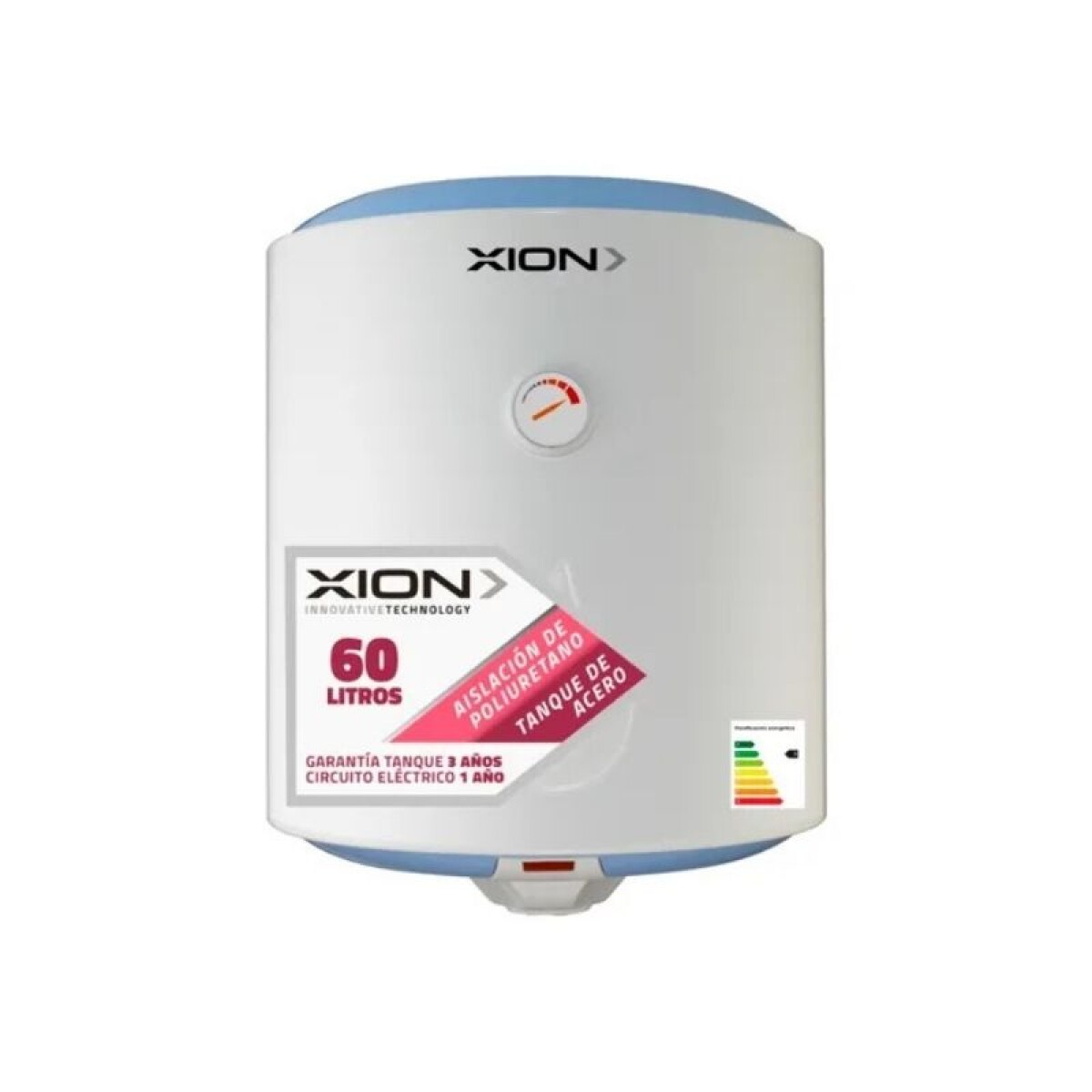TERMOTANQUE XION DE 60L ACERO 