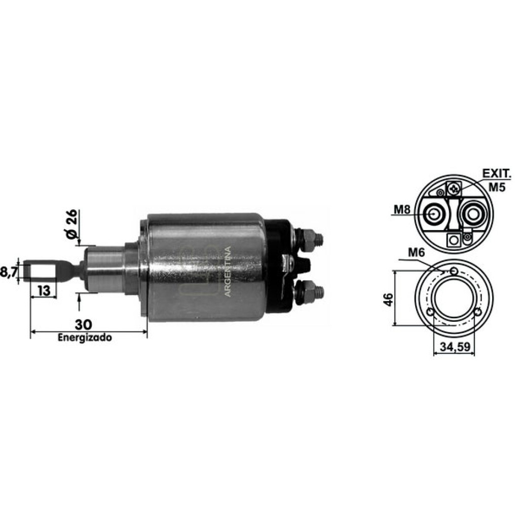 AUTOMATICO DE ARRANQUE - DONGFENG ASIATICO 24V FIJ.3T LC