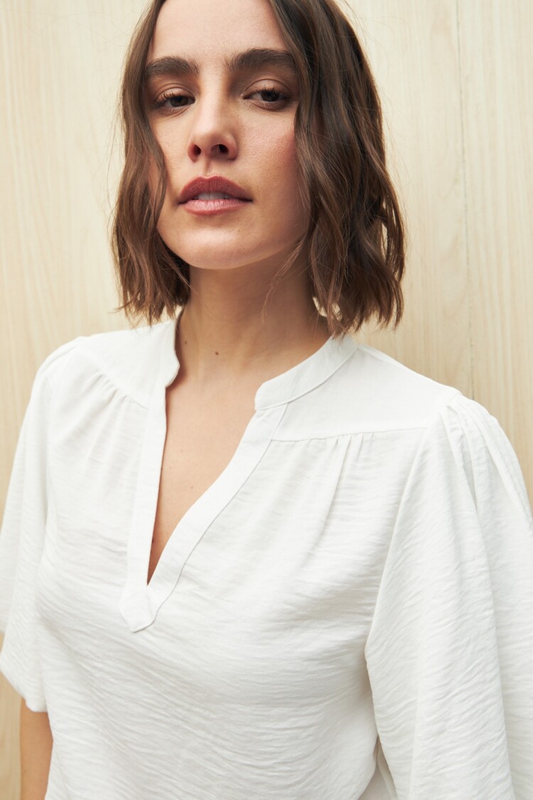 BLUSA PETALO Crudo