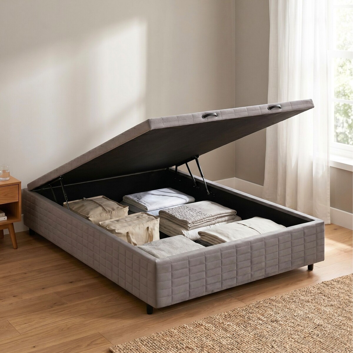 Base Box Baúl 2 Plazas - Mannes 