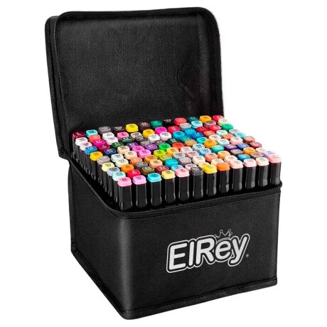 Set X120 Marcadores De Doble Punta Surtidos C/estuche Esc007013