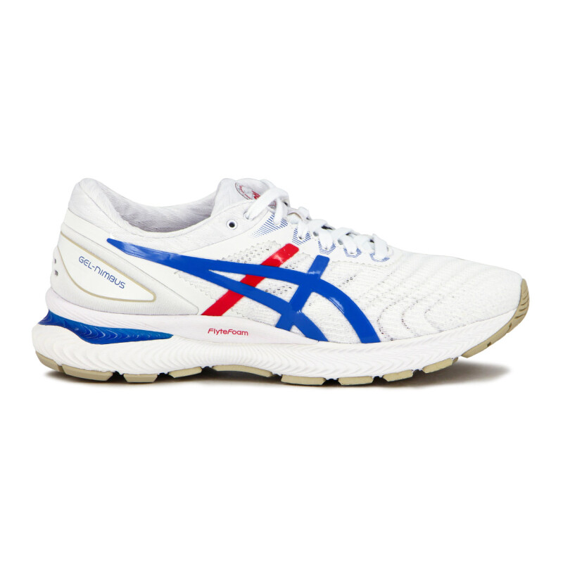 Asics Gel-nimbus 22 Retro Tokyo - White/electric Blue Blanco-azul