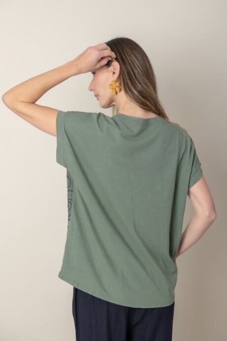 REMERA MEROPE Verde seco