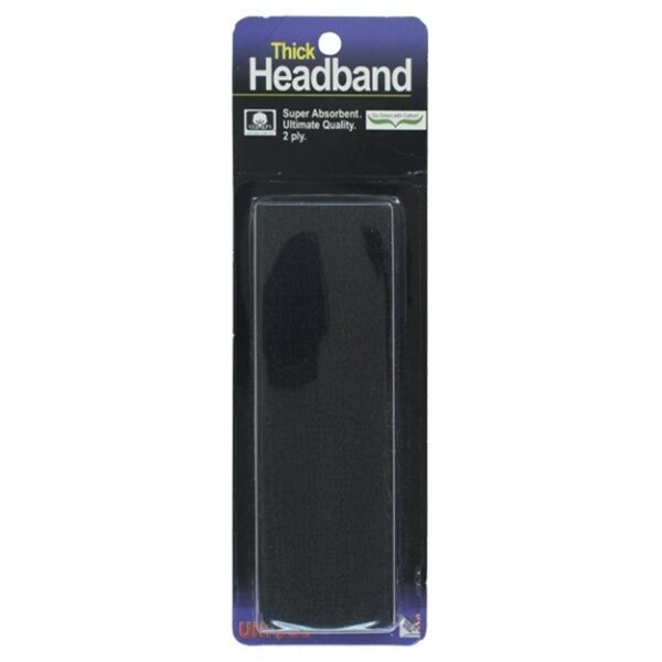 Vincha Gruesa De Toalla Tourna Tennis Thick Headband Negra