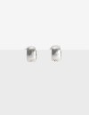 Aros Argollas Metal Argollas De Metal - Plateado Rodio