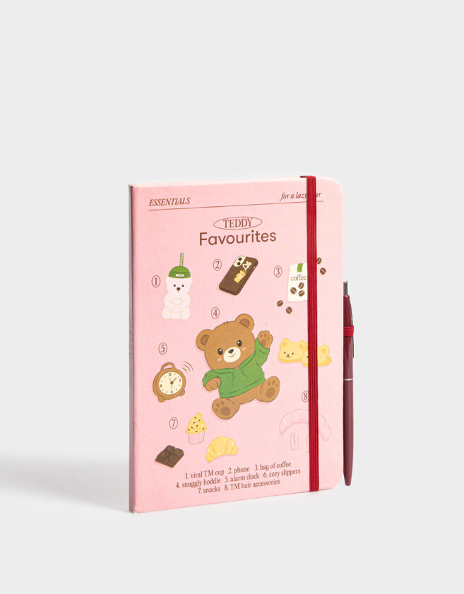 Librería Sets Con Lapicera Set De Librería Con Cuaderno A5 Con Lapicera - Rosa Claro