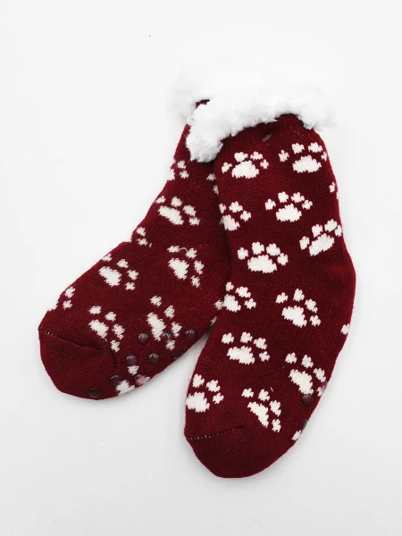 MEDIAS SHERPA HUELLITAS BORDEAUX