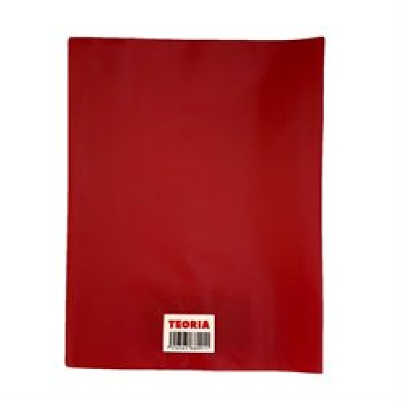 Forro Para Cuaderno Teoría+ Rojo #Forro Para Cuaderno Teoría+ Rojo