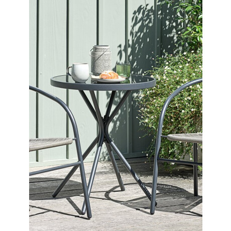 Mesa de balcón RADSTRUP Ø60 negra Negro