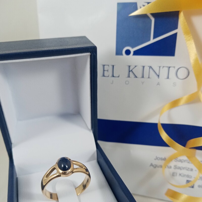 Anillo Zafiro Oro 18k Anillo Zafiro Oro 18k