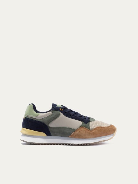 SHOES HOFF TORONTO BEIGE/VERDE MILITAR