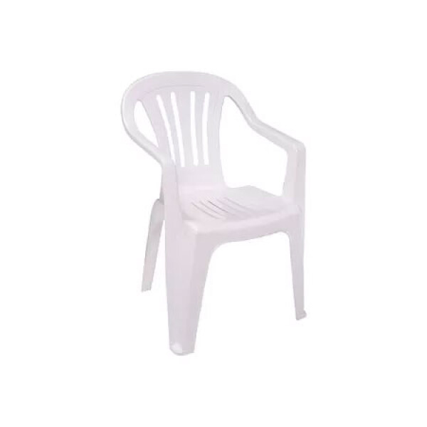 SILLA BELA VISTA CON APOYA BRAZOS MOR BLANCA BLANCO