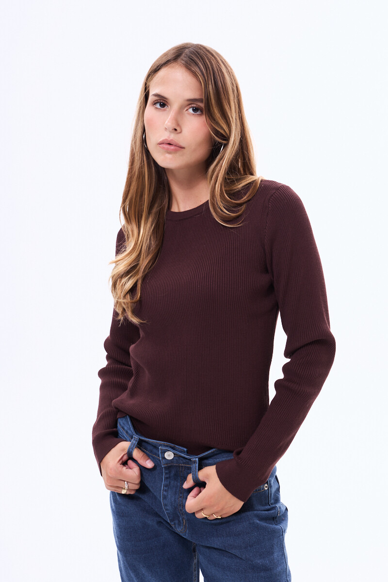 Buzo tejido Monforte Marrón