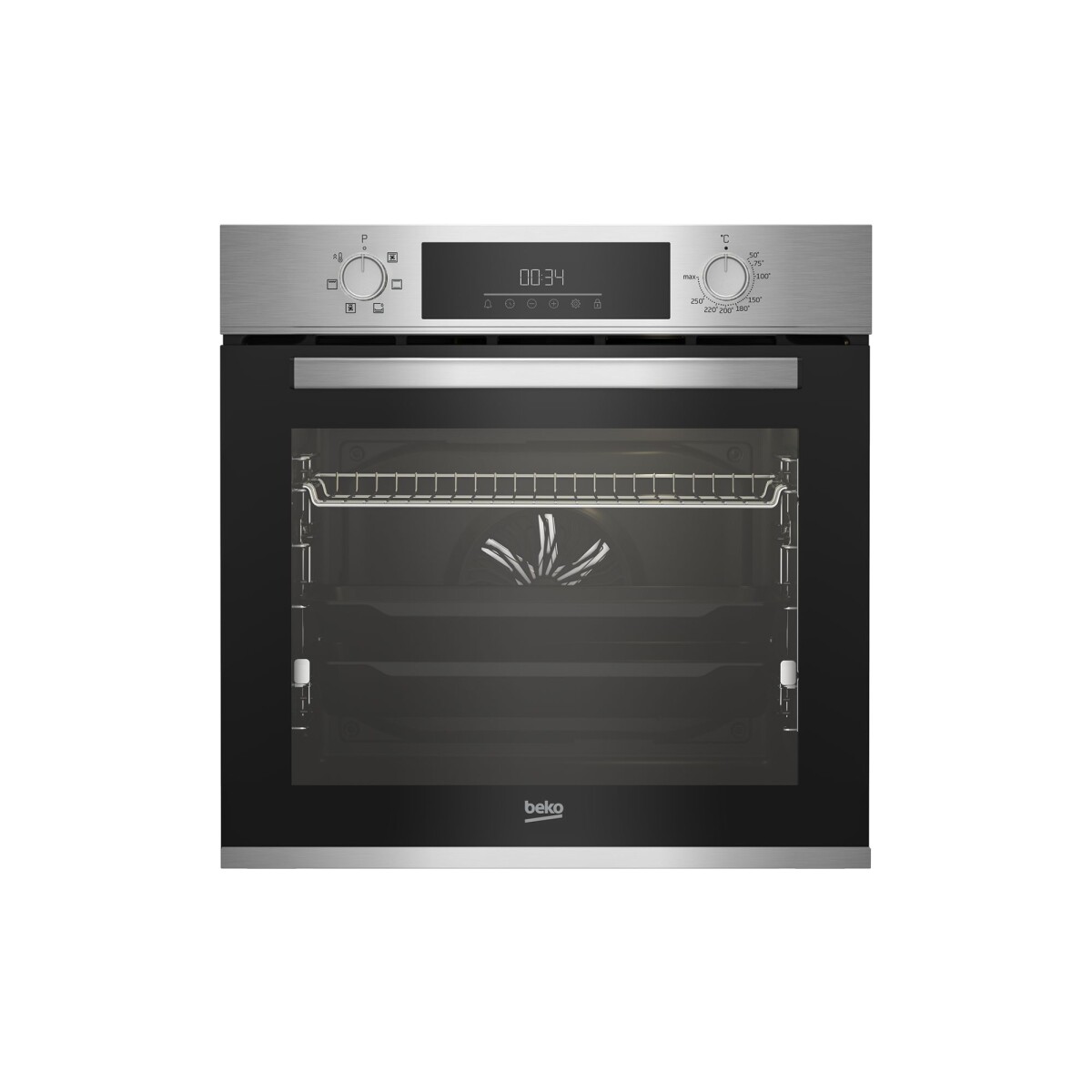 Horno empotrable 72L con grill 60cm Beko BBIE123001XD - Acero inoxidable 