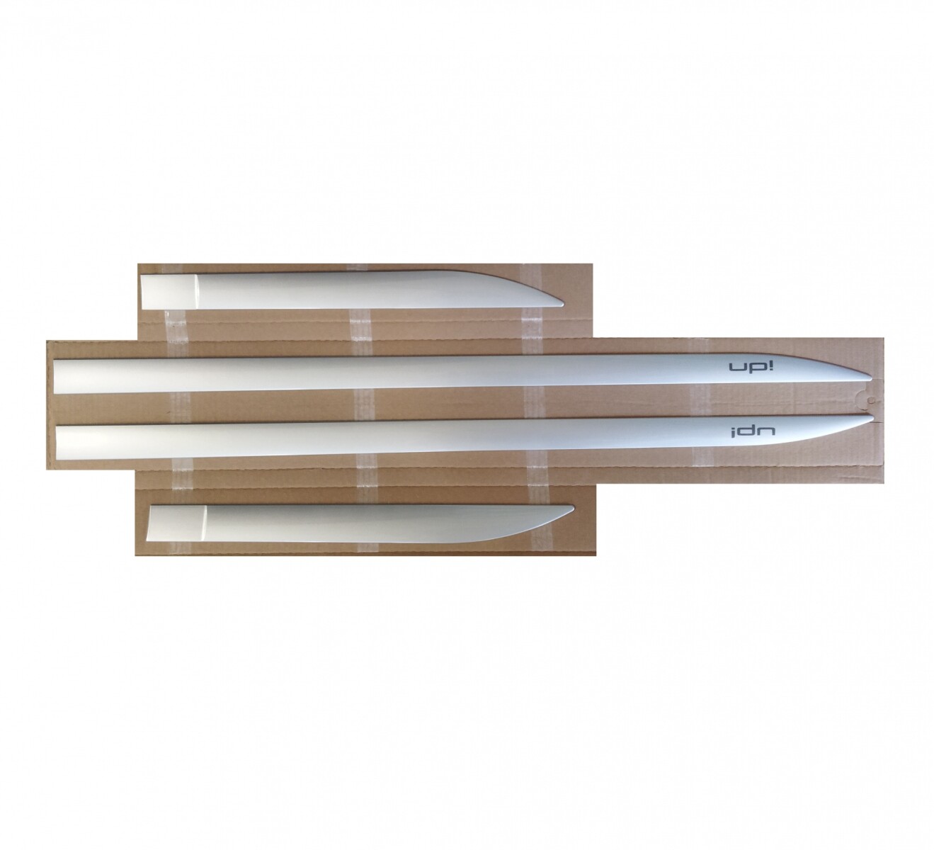JUEGO DE MOLDURAS UP PLATA CON RELIEVE (CROMADO) 