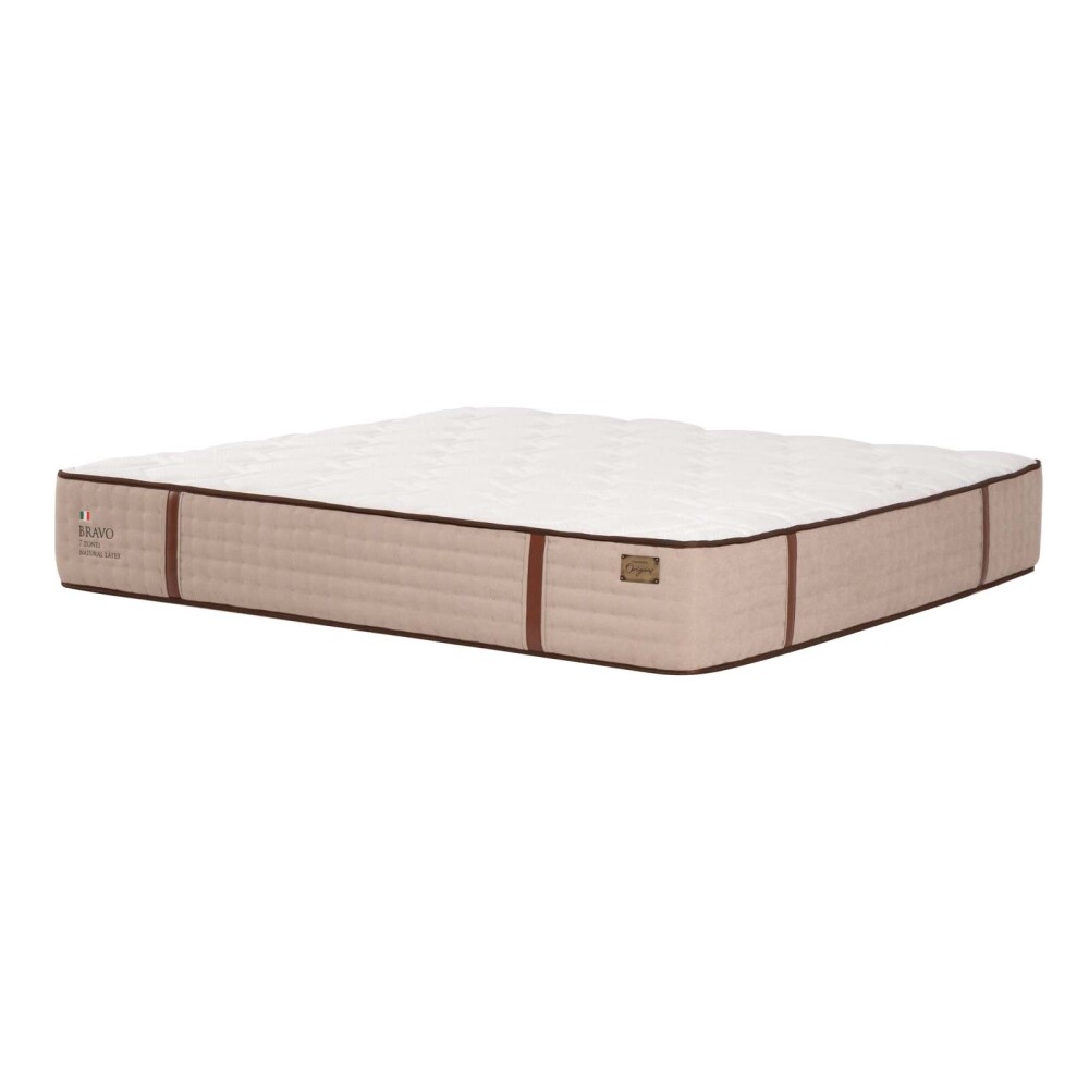 COLCHÓN QUEEN RESORTESPOCKET NATURAL-BEIGE BRAVO