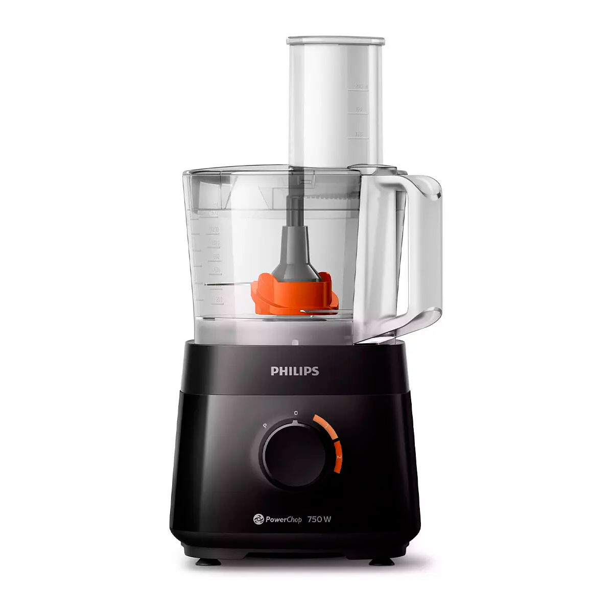 PROCESADOR PHILIPS HR 7301 -4 Accesorios -Negro 750W 