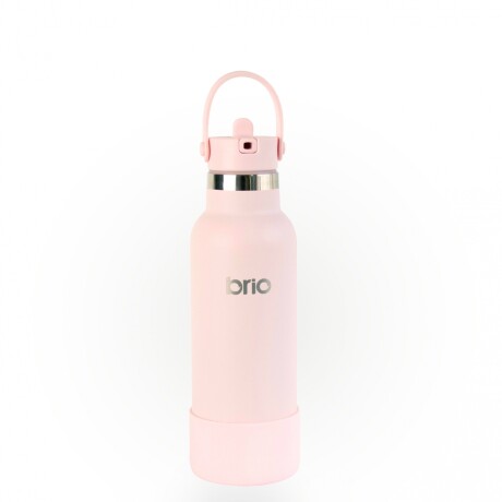 Botella En Acero Inoxidable brio 500ml Con Sorbito Y Manija Rosa