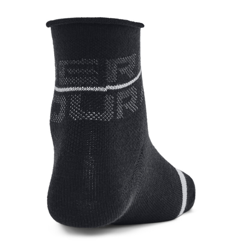 UA W Essential Nov 3pk Qtr-RED BLK-001