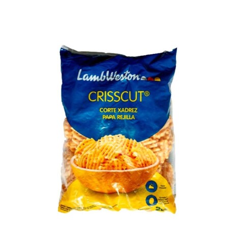 PAPAS REJILLA CRISSCUT 2KG CORTE XADREZ EXTRA CROCANTE PAPAS REJILLA CRISSCUT 2KG CORTE XADREZ EXTRA CROCANTE