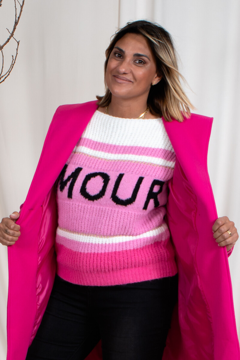 Sweater Amour - Rosa 