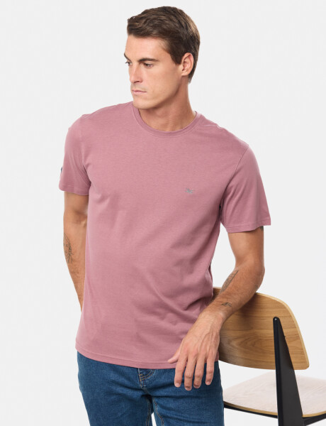 REMERA LISA DE ALGODÓN Rosado