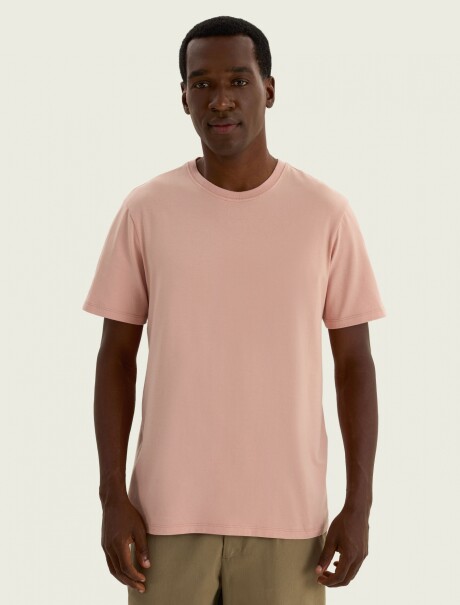 CAMISETA BÁSICA SÚPER COTTON ROSA