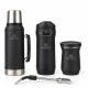 Set Stanley Super Completo termo/mate/bombilla/Yerbera Negro