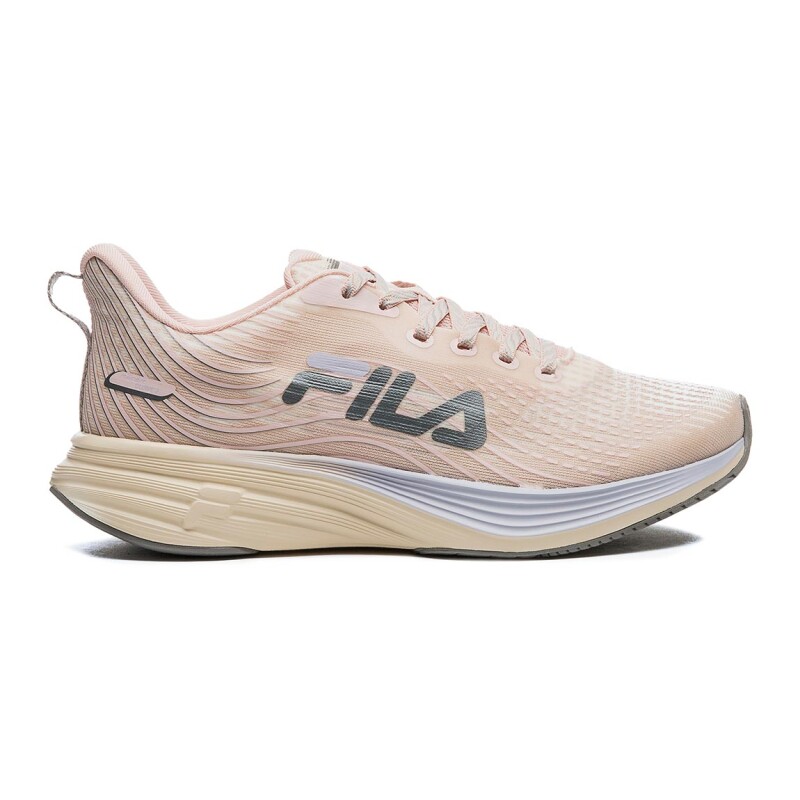 Championes Running Mujer Fila Racer Curve 2 Rosa Claro-Gris
