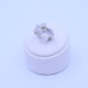 Anillo oro 18k blanco con brillantes. Anillo oro 18k blanco con brillantes.