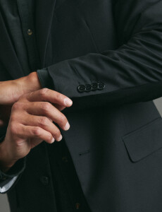 110262 SACO HARRINGTON LABEL Negro