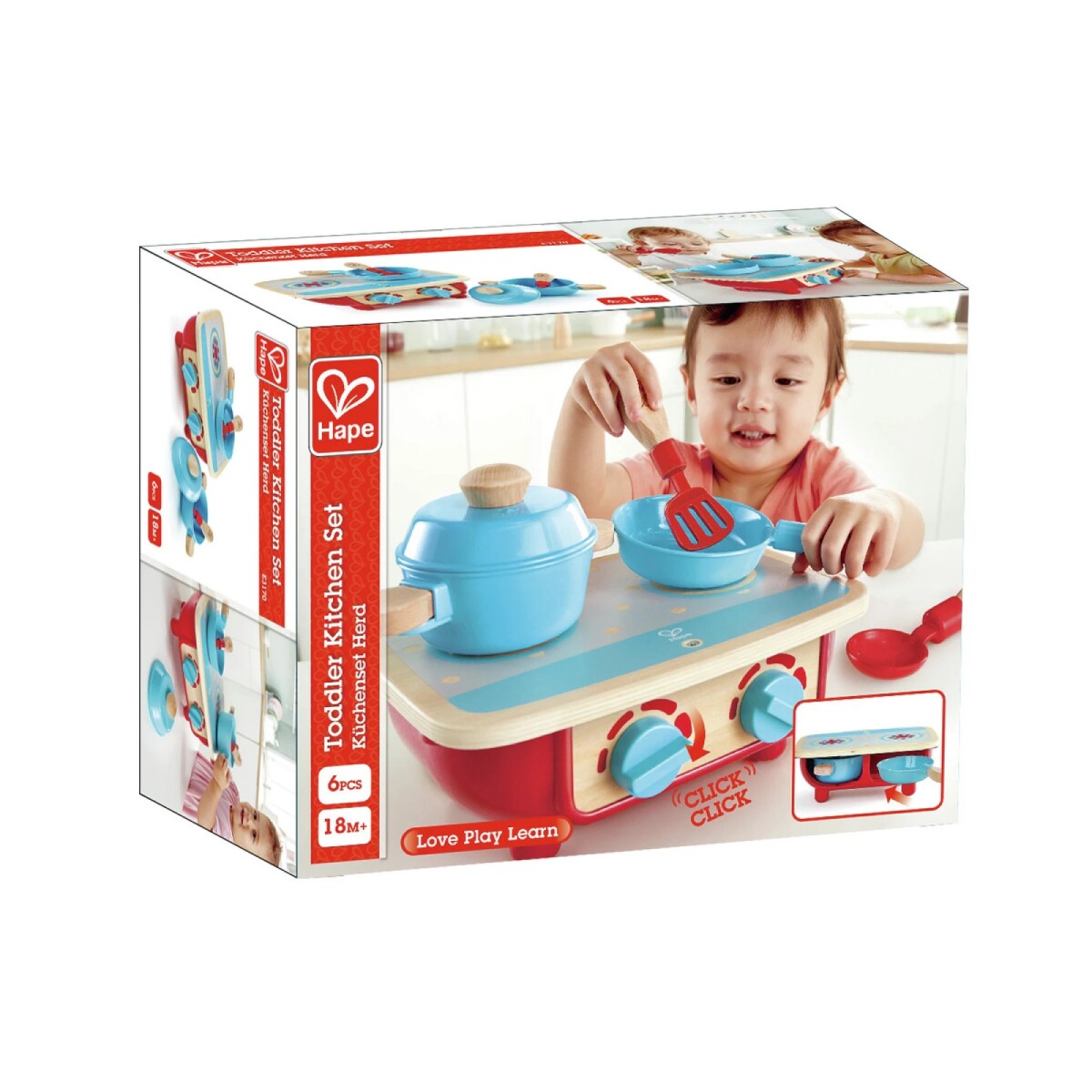 Hape Juego de cocina para niños pequeños 