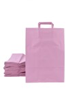 Pack x 50 - bolsa lisa 30x12x41 cm. PASTEL PINK
