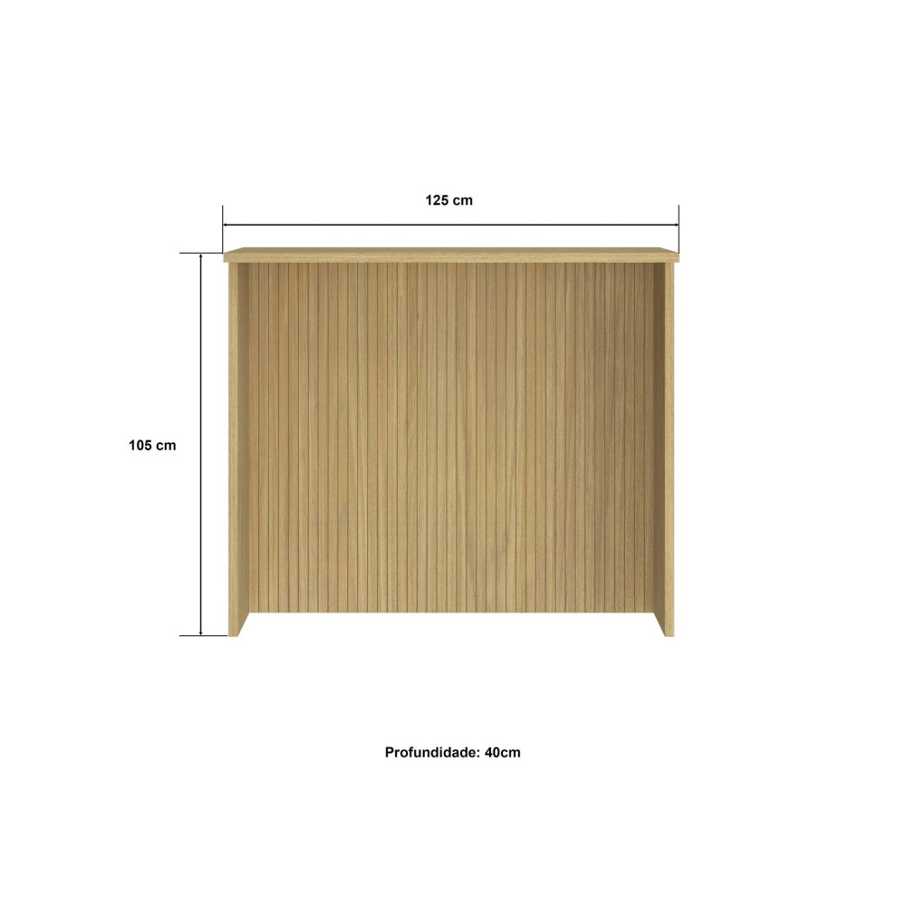 BARRA/ISLA MDF NATURAL-BEIGE TORONTO