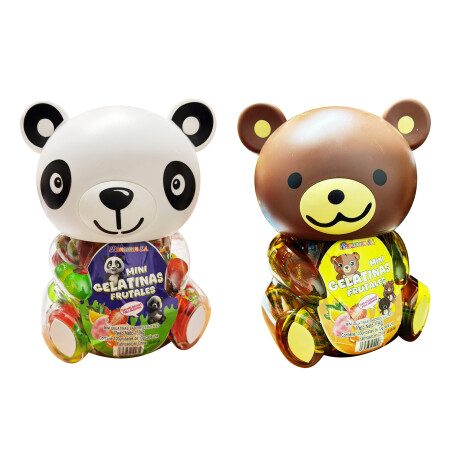 MINI GELATINAS FRUTALES EN POTE ALCANCIA OSOS x100 Unidades MINI GELATINAS FRUTALES EN POTE ALCANCIA OSOS x100 Unidades