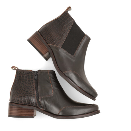 BOTA VENET - CUERO NORIDD MARRON