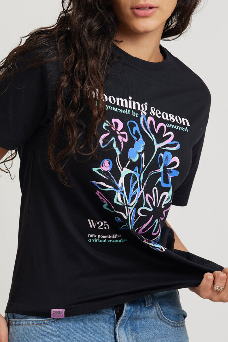 T-SHIRT ASHLIL DIXIE Negro